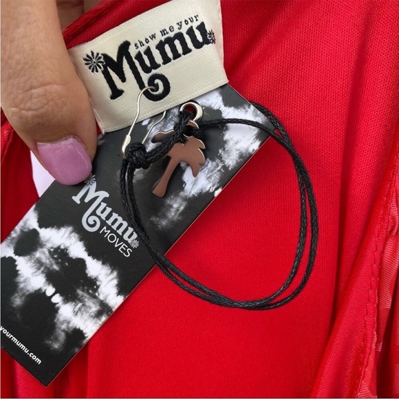 NWT Show Me Your Mumu Red Leopard Shift Dress | Small - Picture 9 of 9